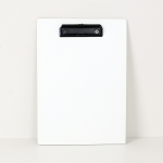 Menu Lëkure me kapëse metalike - A4 (E Bardhë)