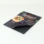 Menu Lëkure me kapëse metalike - A4 (Gri) - Figura 2