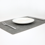 Shtroje për Tavolina 2 anë - Lëkurë Sintetike Velvet - 2 anë 32x45 - Gri (Standard) - Figura 2