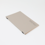 Menu Lëkurë Dopio me Llastik A5 15x22 - (Bezhë) - Figura 3