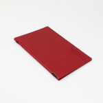 Menu Lëkurë Dopio me Llastik A5 15x22 - (E Kuqe) - Figura 3