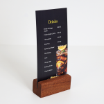 Mbajtëse Menu - Dru Sapele (S) - Figura 2