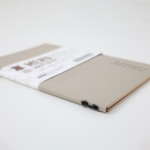 Menu Lëkurë Dopio me Llastik A5 15x22 - (Bezhë) - Figura 2