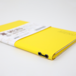 Menu Lëkurë Dopio me Llastik A5 15x22 - (E Verdhë) - Figura 2