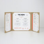 Menu Papercoat 3 ndarje me xhepa (Bezhë)