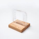 Mbajtëse Menu - DL 2x10x10 - Dru Ahu (M1)