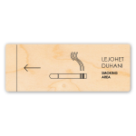 Sinjalistika 27.5x10 - Lejohet Duhani Majtas - Figura 2