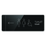 Sinjalistika 27.5x10 - Tualet Majtas