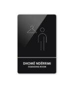 Sinjalistika - Dhomë Ndërrimi Meshkuj