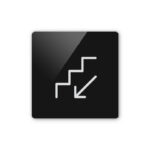 Sinjalistika 10x10 - Shkallët Poshtë