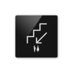 Sinjalistika 10x10 - Tualet Poshtë