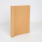 Menu Lëkurë Sintetike - Mekanizëm me Unaza A5 (Bezhë)