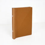 Menu Lëkurë Sintetike - Mekanizëm me Unaza A5 (Kafe)