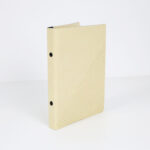 Menu Lëkurë Sintetike - Mekanizëm me Unaza A5 (Krem)