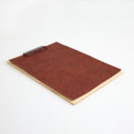 Menu Druri – Me kapëse metalike dhe Cover Lëkure Sintetike - A4 (Kafe me vija) - Figura 2