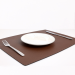 Shtroje për Tavolina 1 anë - Lëkurë Sintetike Velvet -  32x45 - Kafe (Standard) - Figura 2