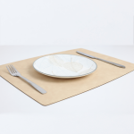 Shtroje për Tavolina 2 anë - Lëkurë Sintetike Velvet -  32x45 - Krem (Standard) - Figura 2