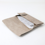 Mbajtëse Fature me Llastik - Lëkurë Sintetike (Bezhë) - Figura 2